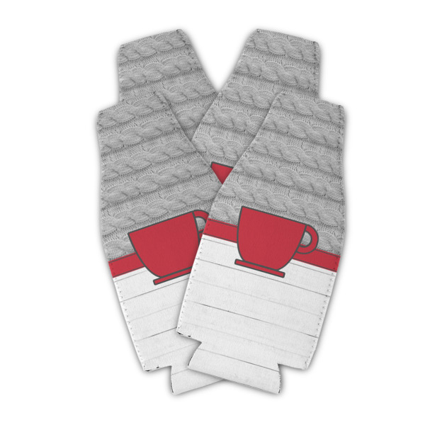 Custom Design - Zipper Bottle Cooler - Set of 4 - Main