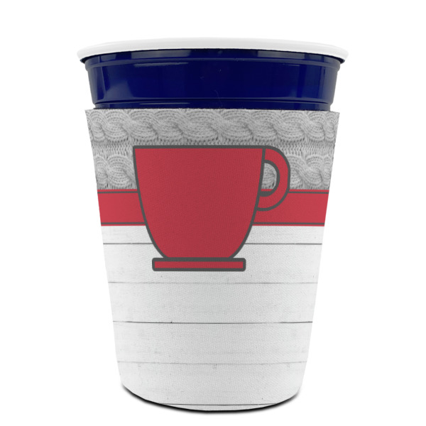 Custom Design - Party Cup Sleeves - without bottom - Front (On Cup)