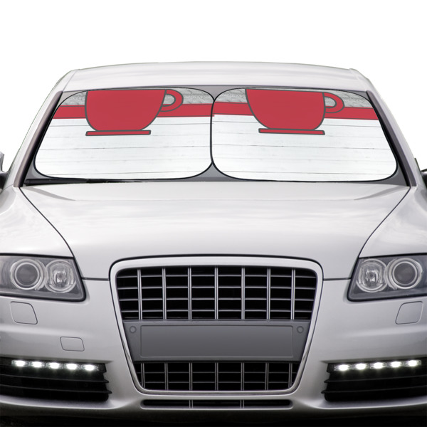Custom Design - Car Sun Shades - IN CONTEXT