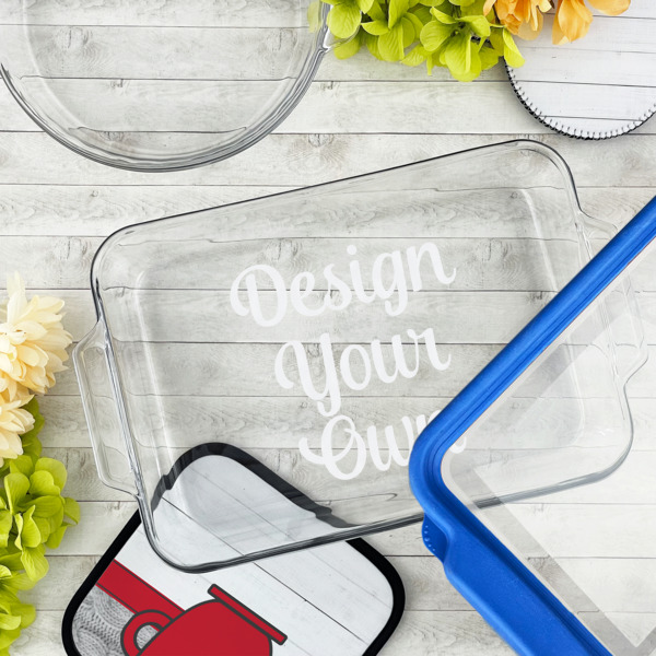 Custom Design - Glass Baking Dish - 13"x9" - Lifestyle