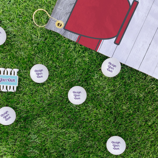 Custom Design - Golf Balls - Generic - Set of 12 - LIFESTYLE