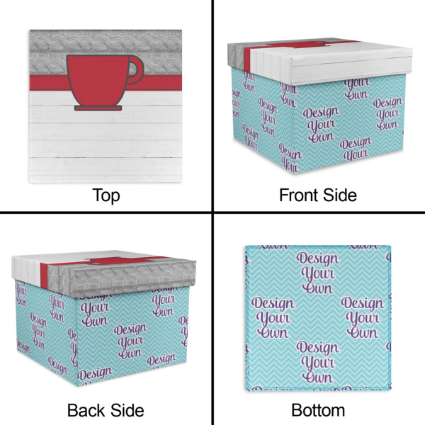 Custom Design - Gift Boxes with Lid - Canvas Wrapped - Small - Approval