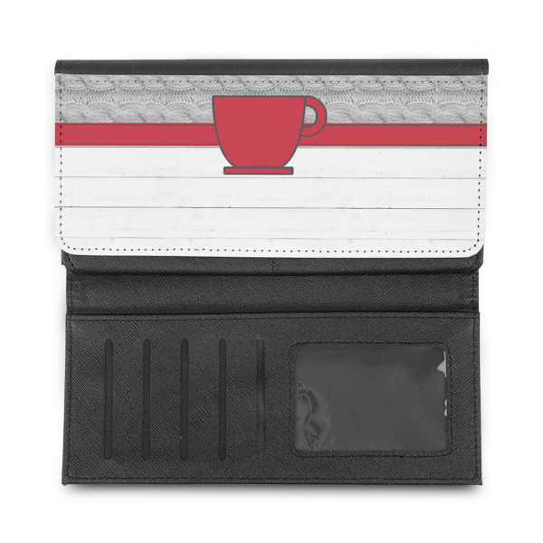 Custom Design - Ladies Wallet - Half Way Open