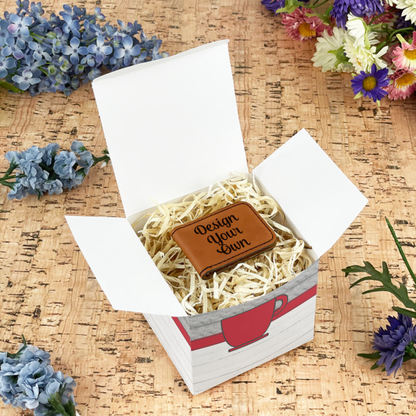 Custom Design - Cube Favor Gift Box - In Context