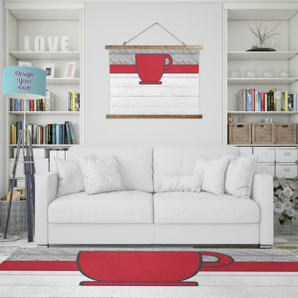 Custom Design - Wall Hanging Tapestry - Landscape - In Context