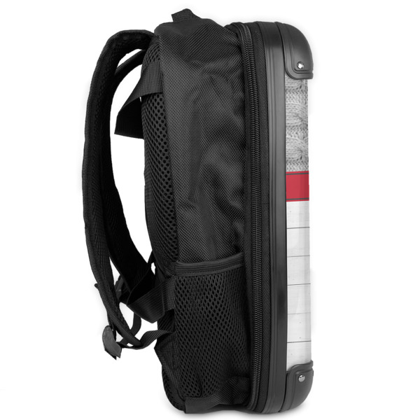 Custom Design - 13" Hard Shell Backpacks - Side View