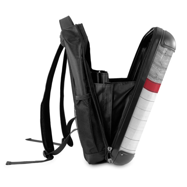 Custom Design - 18" Hard Shell Backpacks - SIDE OPEN