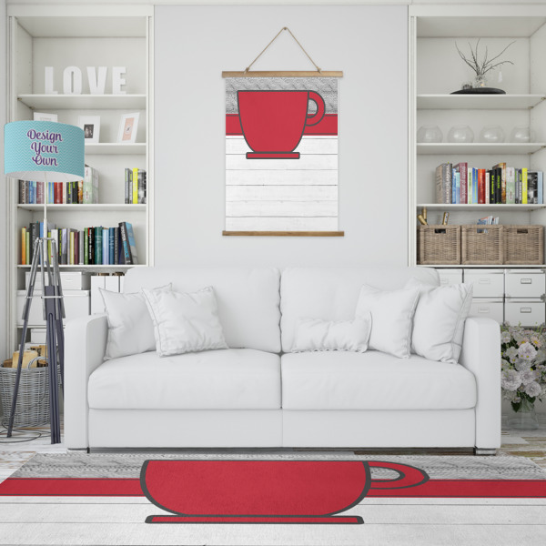 Custom Design - Wall Hanging Tapestry - Portrait - In Context