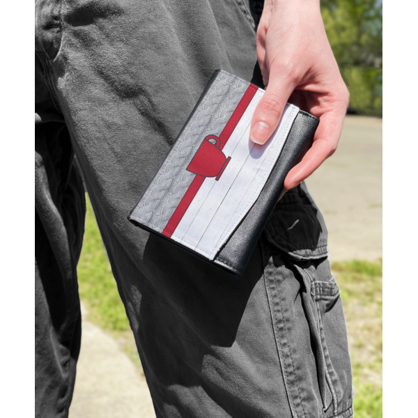 Custom Design - Genuine Leather Womens Wallet - In Context