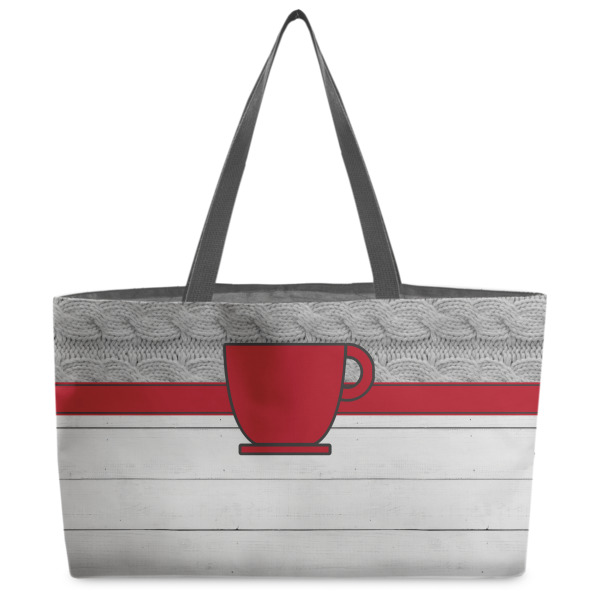 Custom Design Your Own Beach Totes Bag - w/ Black Handles