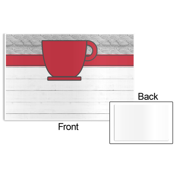 Custom Design - Disposable Paper Placemat - Front & Back