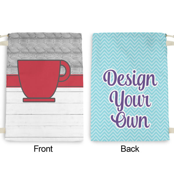 Custom Design - Large Laundry Bag - Front & Back View