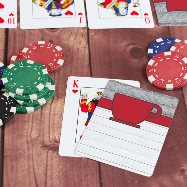 Custom Design - On Table with Poker Chips