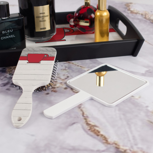 Custom Design - Hair Brush - With Hand Mirror