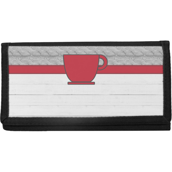 Custom Design Your Own Canvas Checkbook Cover