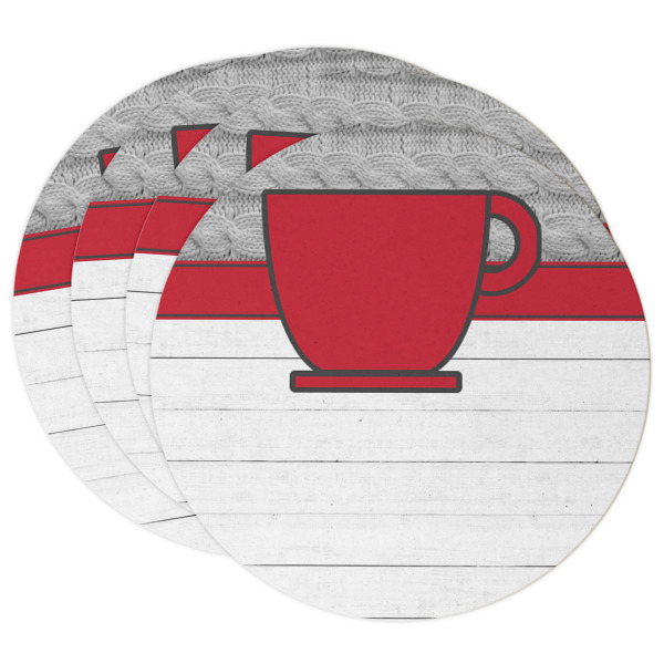 Custom Design Your Own Round Paper Coasters