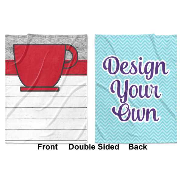 Custom Design - Baby Blanket (Double Sided - Printed Front and Back)