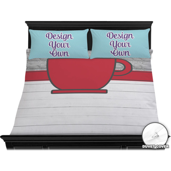 Custom Design - Bedding Set - King - Duvet - On Bed