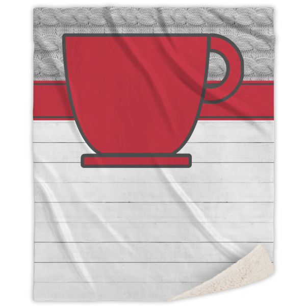 Custom Design Your Own Sherpa Throw Blanket