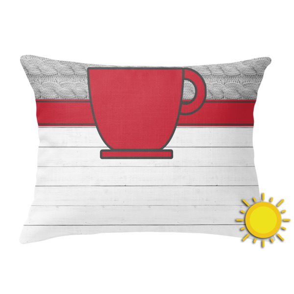 Custom Design Your Own Outdoor Throw Pillow - Rectangular