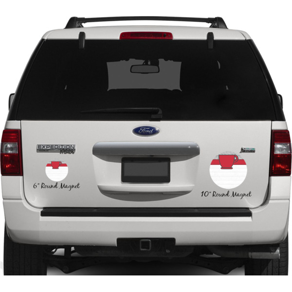 Custom Design - Personalized Car Magnets on Ford Explorer