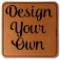 Design Your Own Faux Leather Iron On Patch - Square