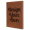 Design Your Own Leather Sketchbook - Large - Single-Sided