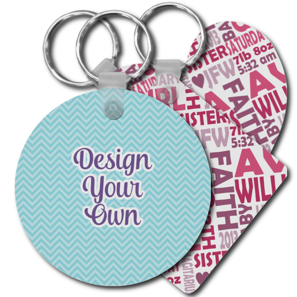 Custom Design Your Own Plastic Keychain