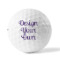 Custom Design - Golf Balls - Titleist - Set of 3 - FRONT