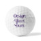 Custom Design - Golf Balls - Generic - Set of 12 - FRONT