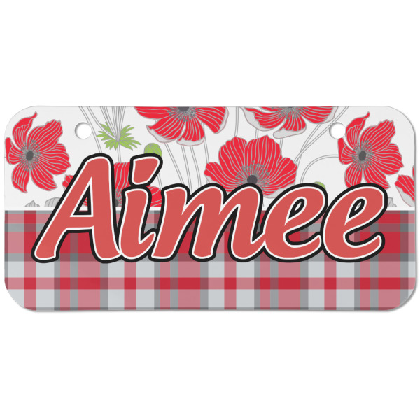 Custom Design Your Own Mini/Bicycle License Plate - 2 Holes