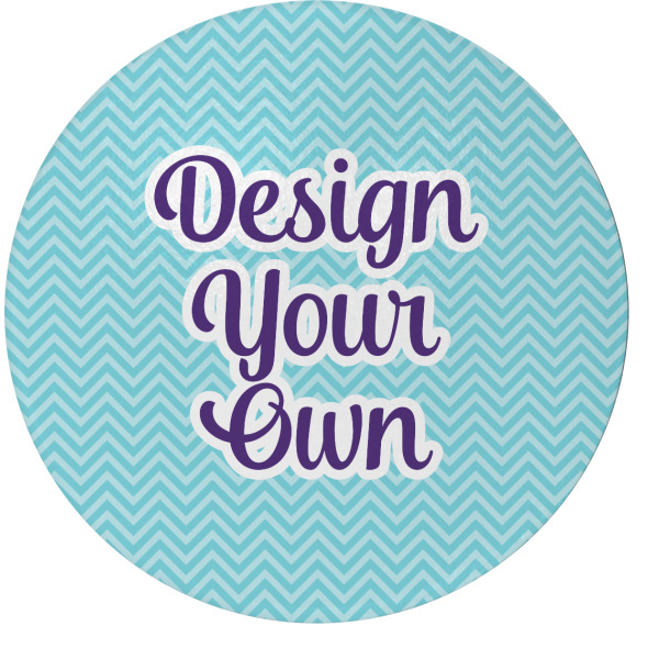 Custom Design Your Own Round Glass Cutting Board - Medium