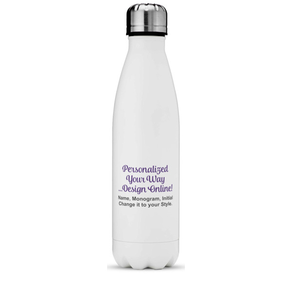 Custom Design Your Own Water Bottle - 17 oz - Stainless Steel - Full Color Printing