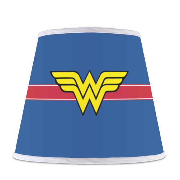 Custom Design - Poly Film Empire Lampshade - Front View