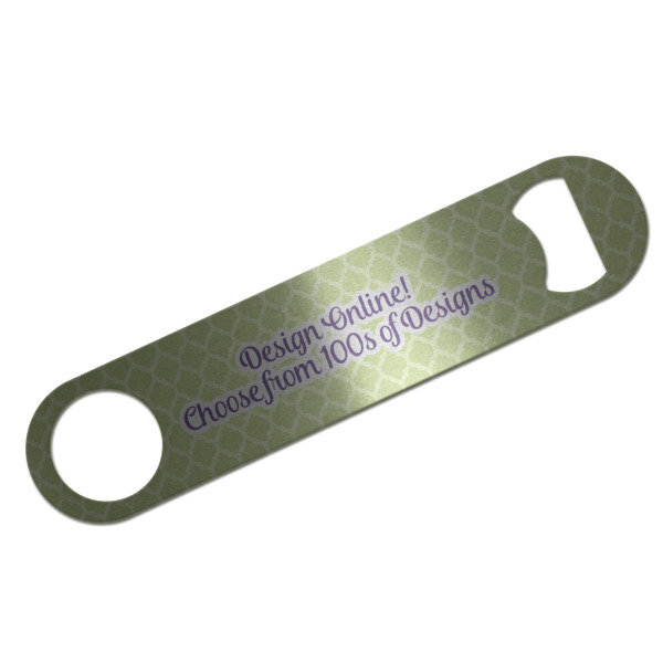 Custom Design - Bar Opener - Silver - Front