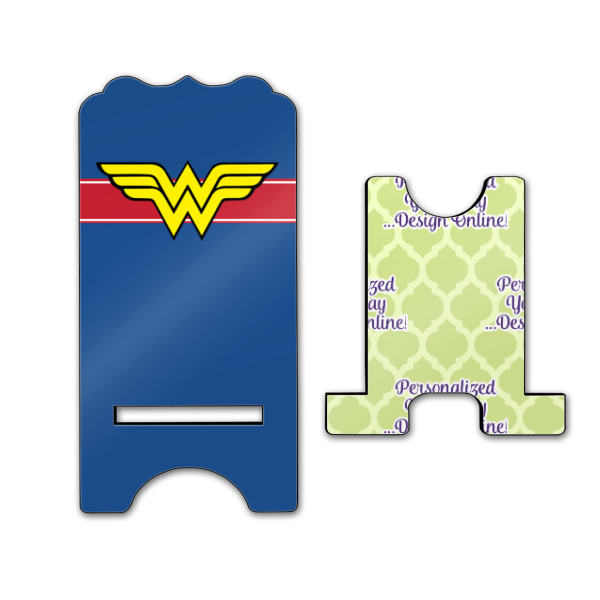 Custom Design - Stylized Phone Stand - Front & Back - Large