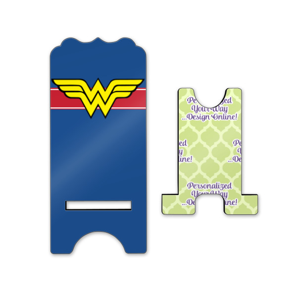 Custom Design - Stylized Phone Stand - Front & Back - Small