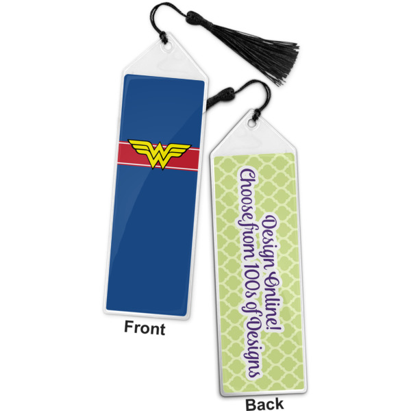 Custom Design - Bookmark w/ Tassel - Front and Back