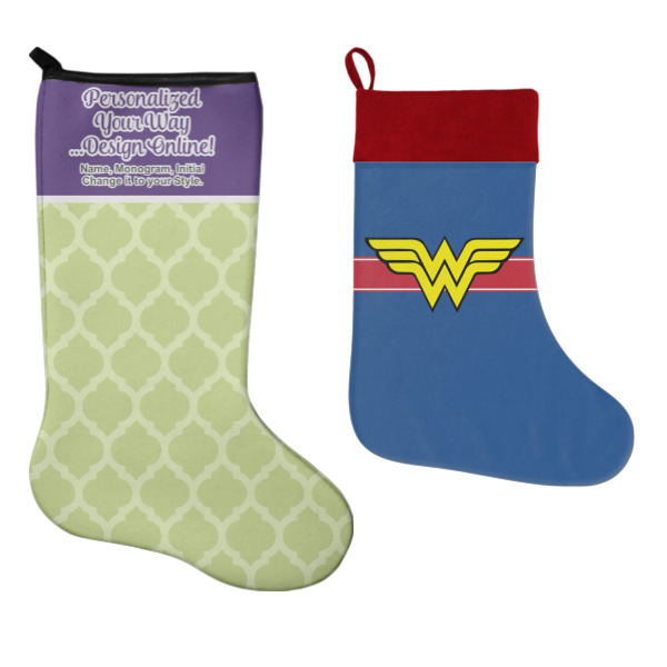 Custom Design - Stockings - Side by Side compare