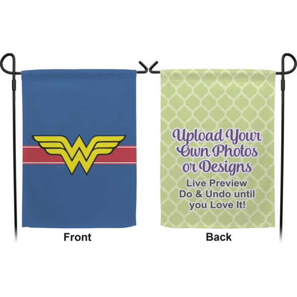 Custom Design - Garden Flag - Double Sided Front and Back