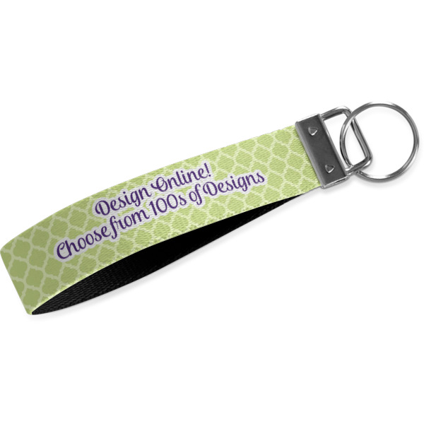 Custom Design Your Own Wristlet Webbing Keychain Fob