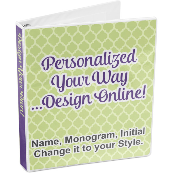 Custom Design - 3-Ring Binder - 1" - Angled
