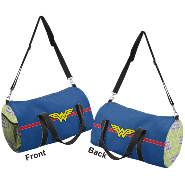 Custom Design - Duffle bag small front and back sides