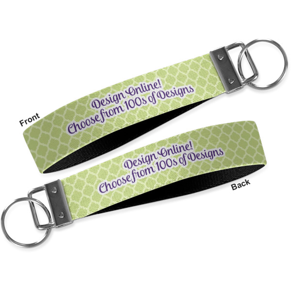 Custom Design - Key-chain - Metal and Nylon - Front and Back