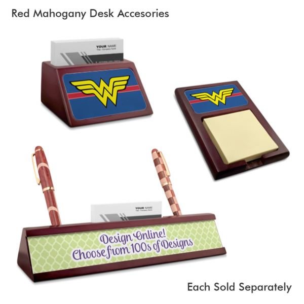 Custom Design - Mahogany Desk Accessories