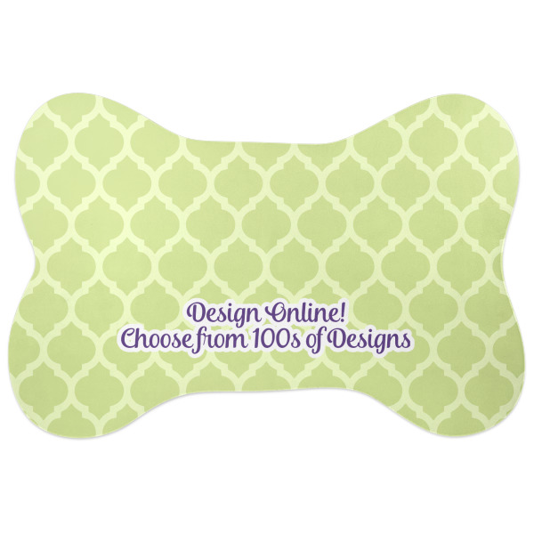 Custom Design Your Own Bone Shaped Dog Food Mat