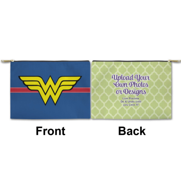 Custom Design - Small Zipper Pouch Approval (Front and Back)