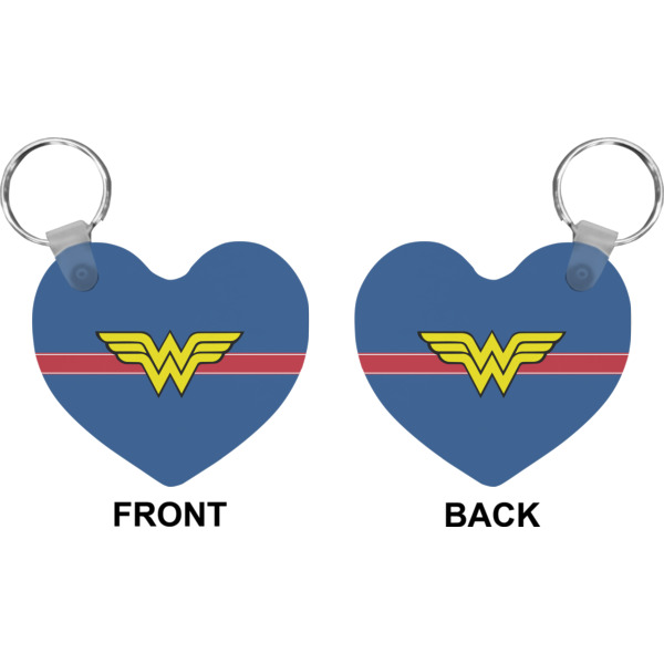 Custom Design - Heart Keychain (Front + Back)