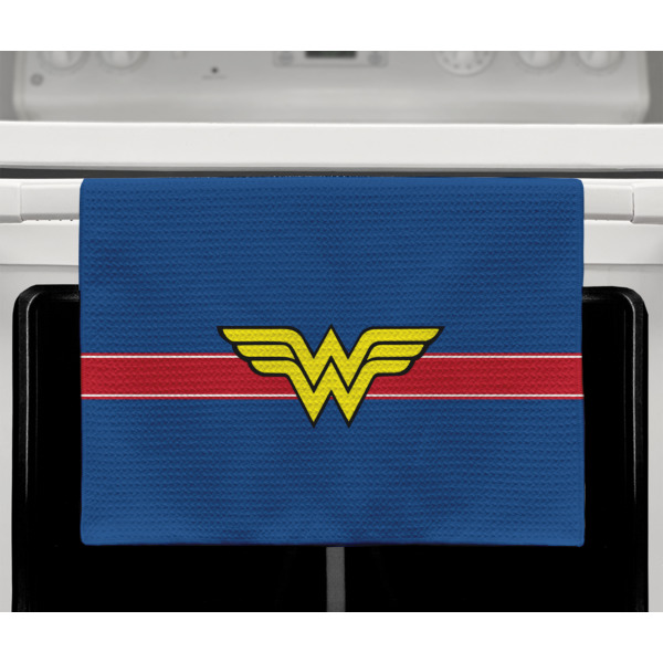 Custom Design - Waffle Weave Towel - Full Color Print - Lifestyle2 Image