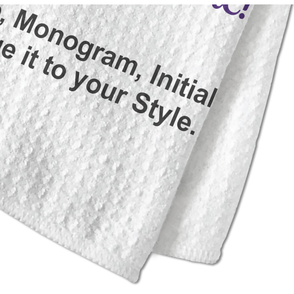 Custom Design - Waffle Weave Towel - Closeup of Material Image